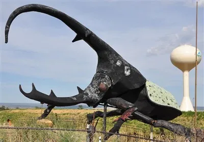 Animatronic Longhorn Beetle